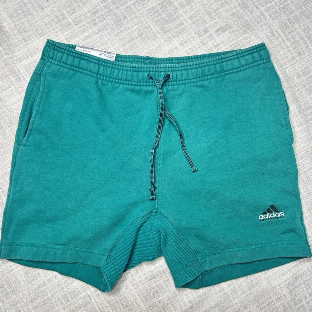 Adidas Men's Green Athletic Shorts